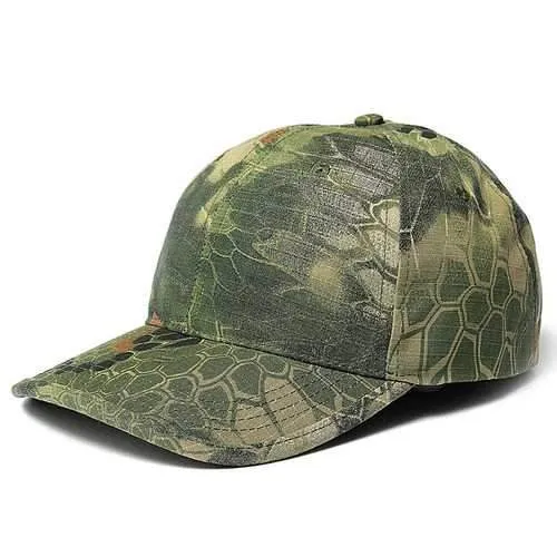 Men Cotton Camouflage Wild Hiking Tactical Baseball Cap Hat