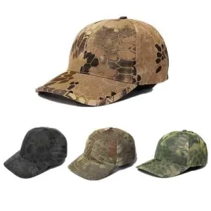 Men Cotton Camouflage Wild Hiking Tactical Baseball Cap Hat