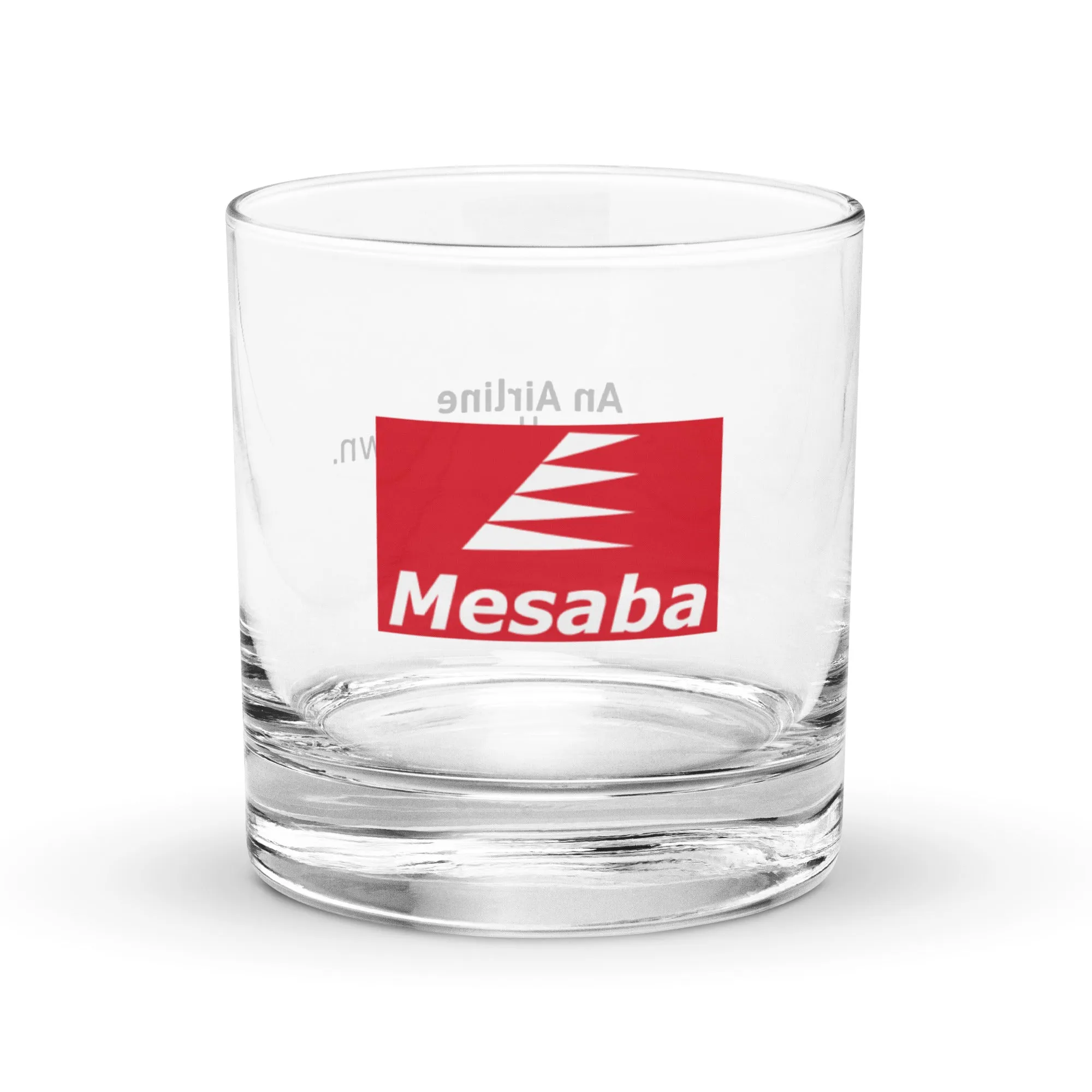 Mesaba Airlines Glass Tumbler – “An Airline To Call Your Own”