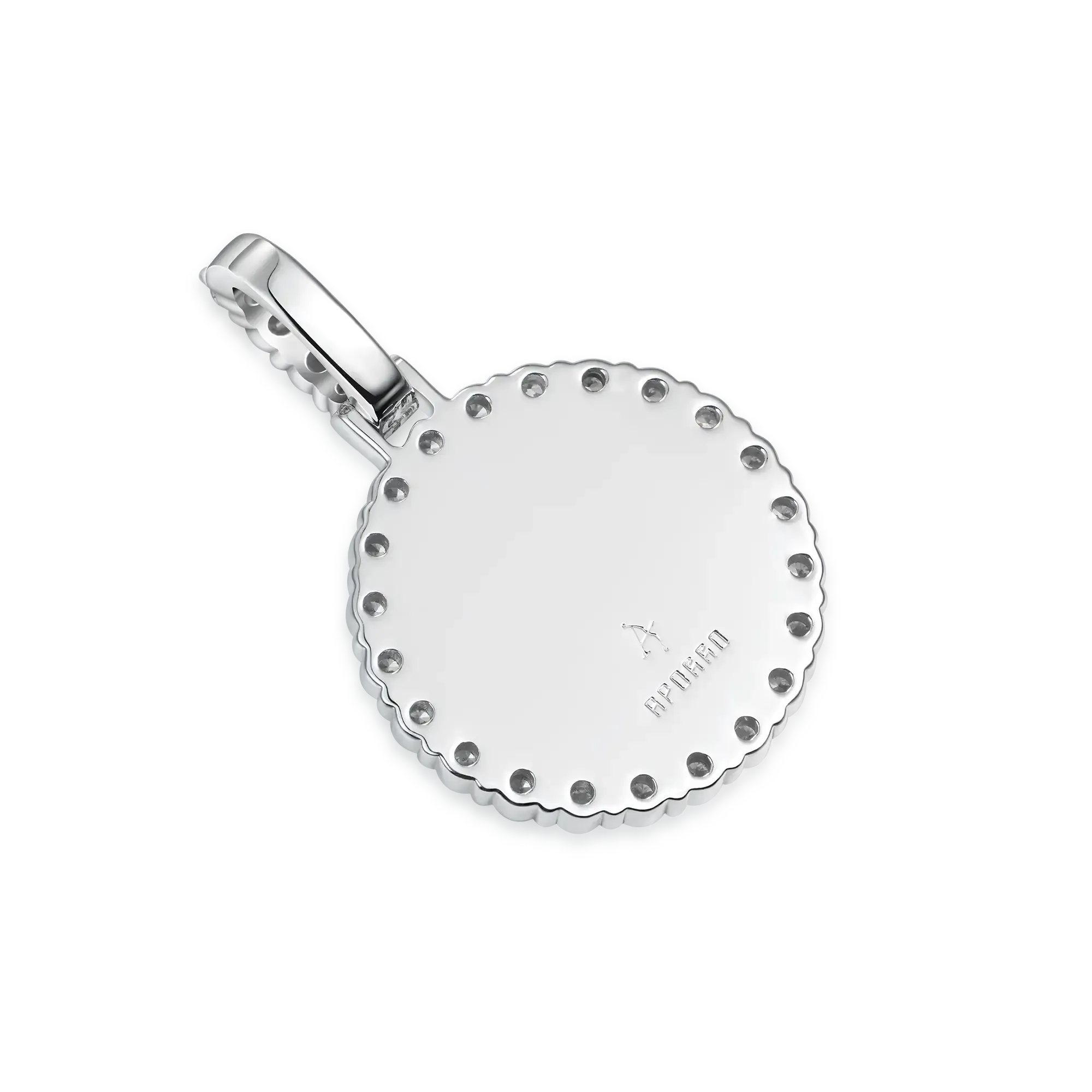Micro Custom Round Photo Pendant
