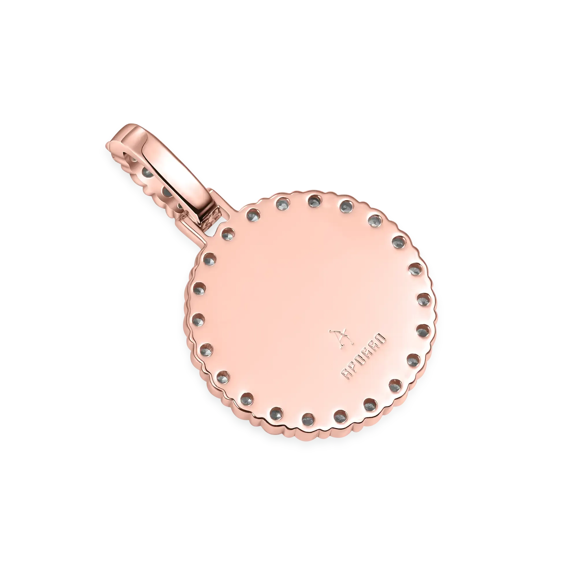 Micro Custom Round Photo Pendant