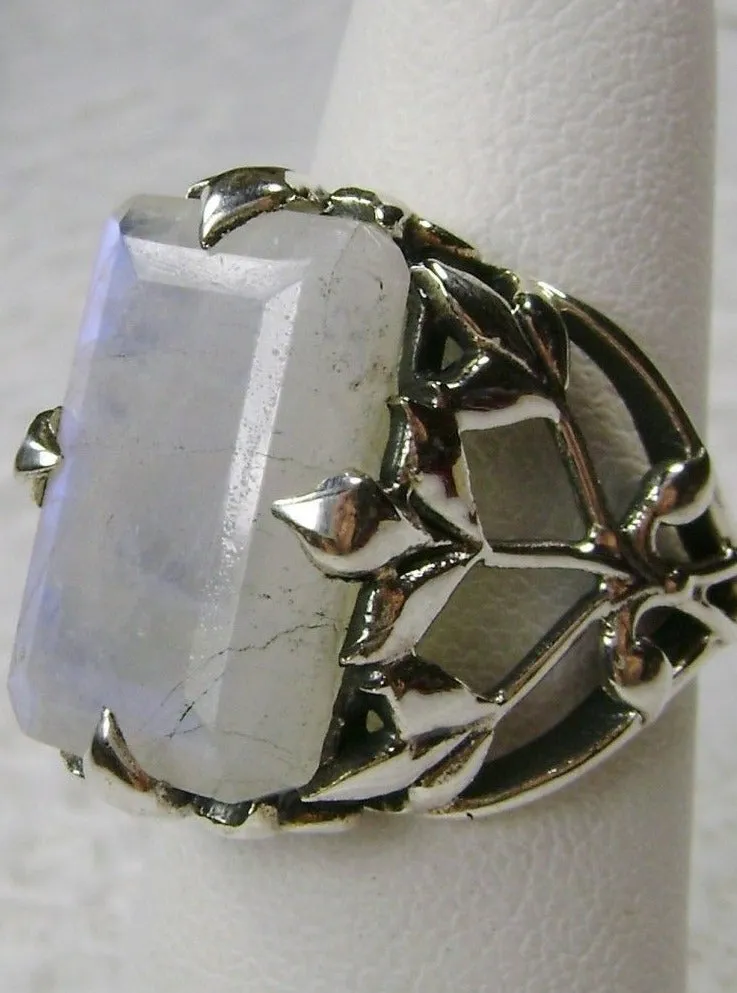 Moonstone Ring, Art Nouveau Vintage Jewelry D110