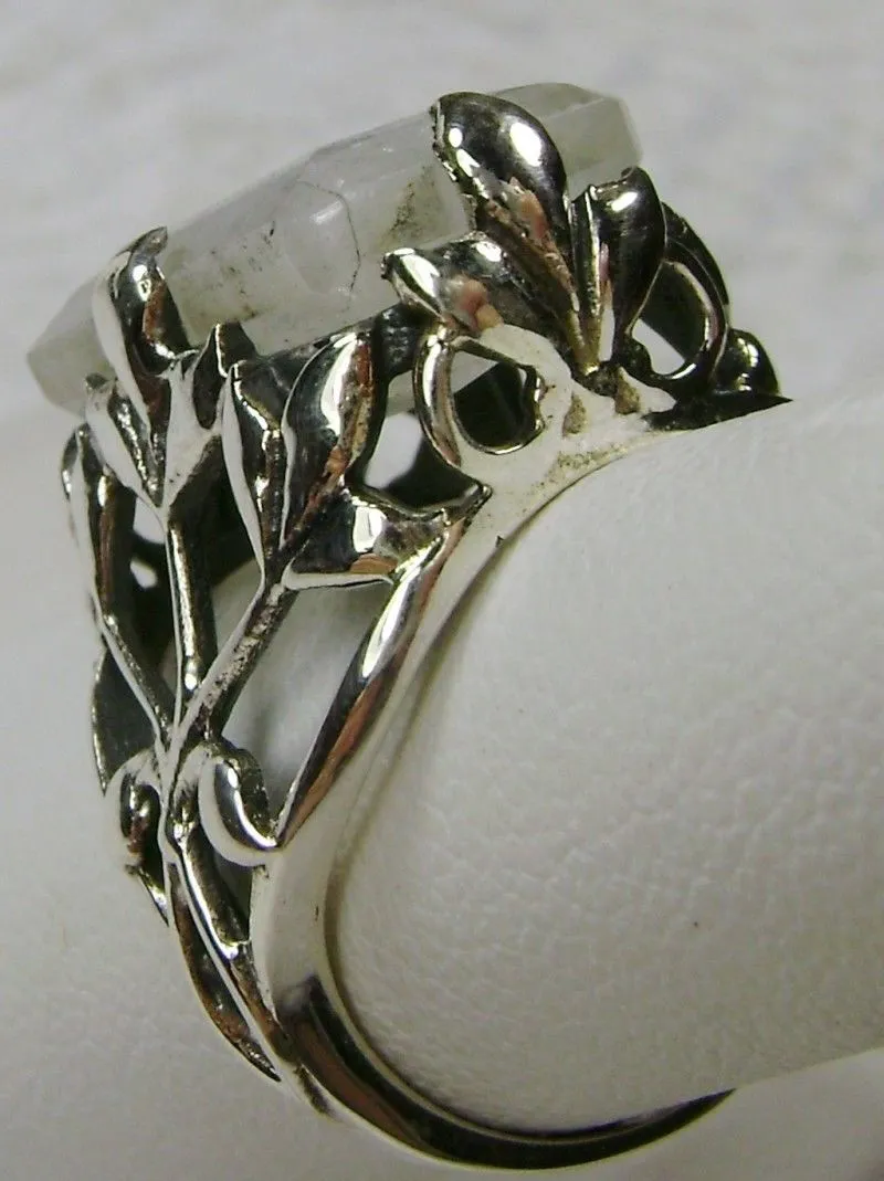 Moonstone Ring, Art Nouveau Vintage Jewelry D110