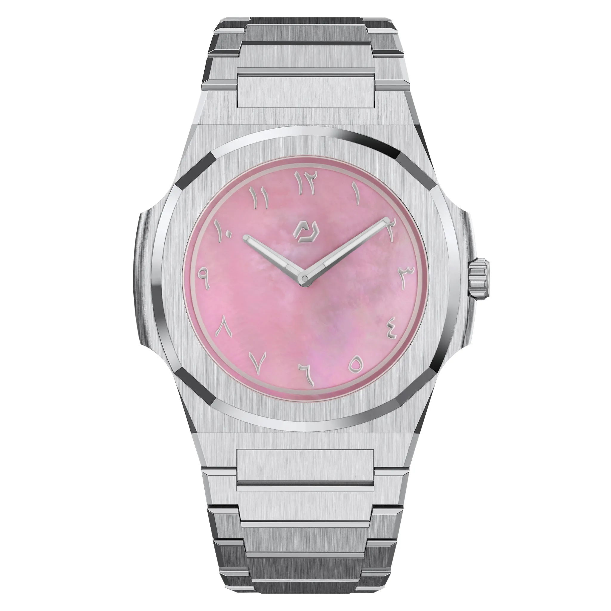MS MOP Silver Pink 38mm