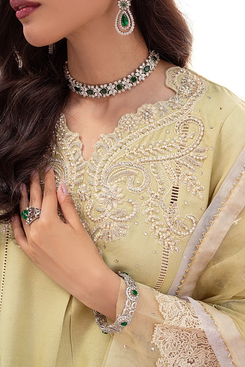 MUSHQ | LUXURY PRET PRINTED ORGANZA'23 | YOUNG WHEAT