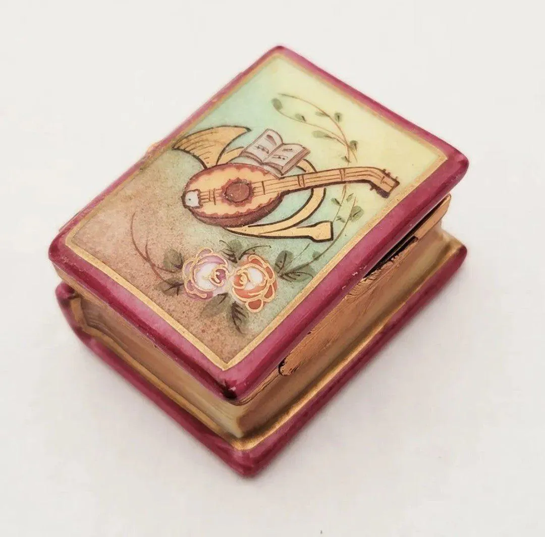 Music Horn Mandolin Rose Book
