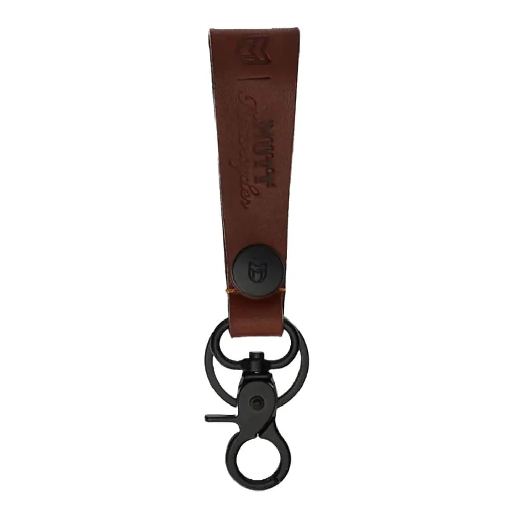 Mutt Key Keeper Keyring Brown