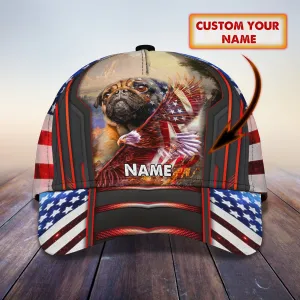 My Dog -Pug - Personalized Name Cap -Loop- T2k -160