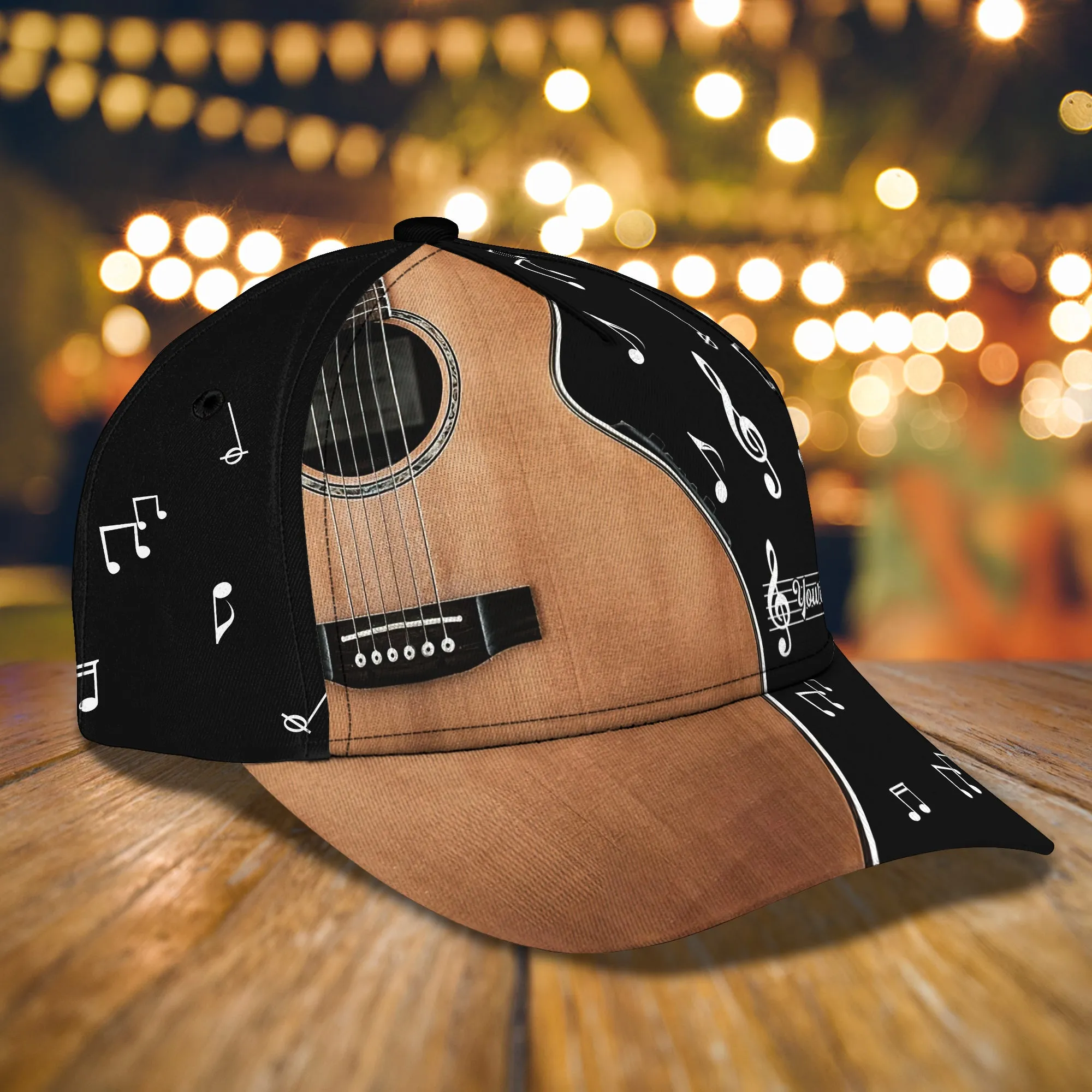 My Guitar- Personalized Name Cap - Loop- T2k-242