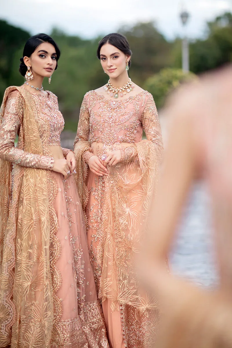 Nicole TDL22-05 | Mushq Serendipity Trousseau De Luxe 2022 Luxury Wedding Collection | Embroidered Net Suits