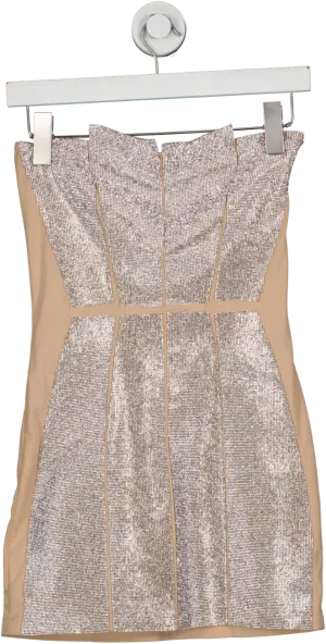 NUE Studio Nude Diva Rhinestone embellished Mini Dress UK 6
