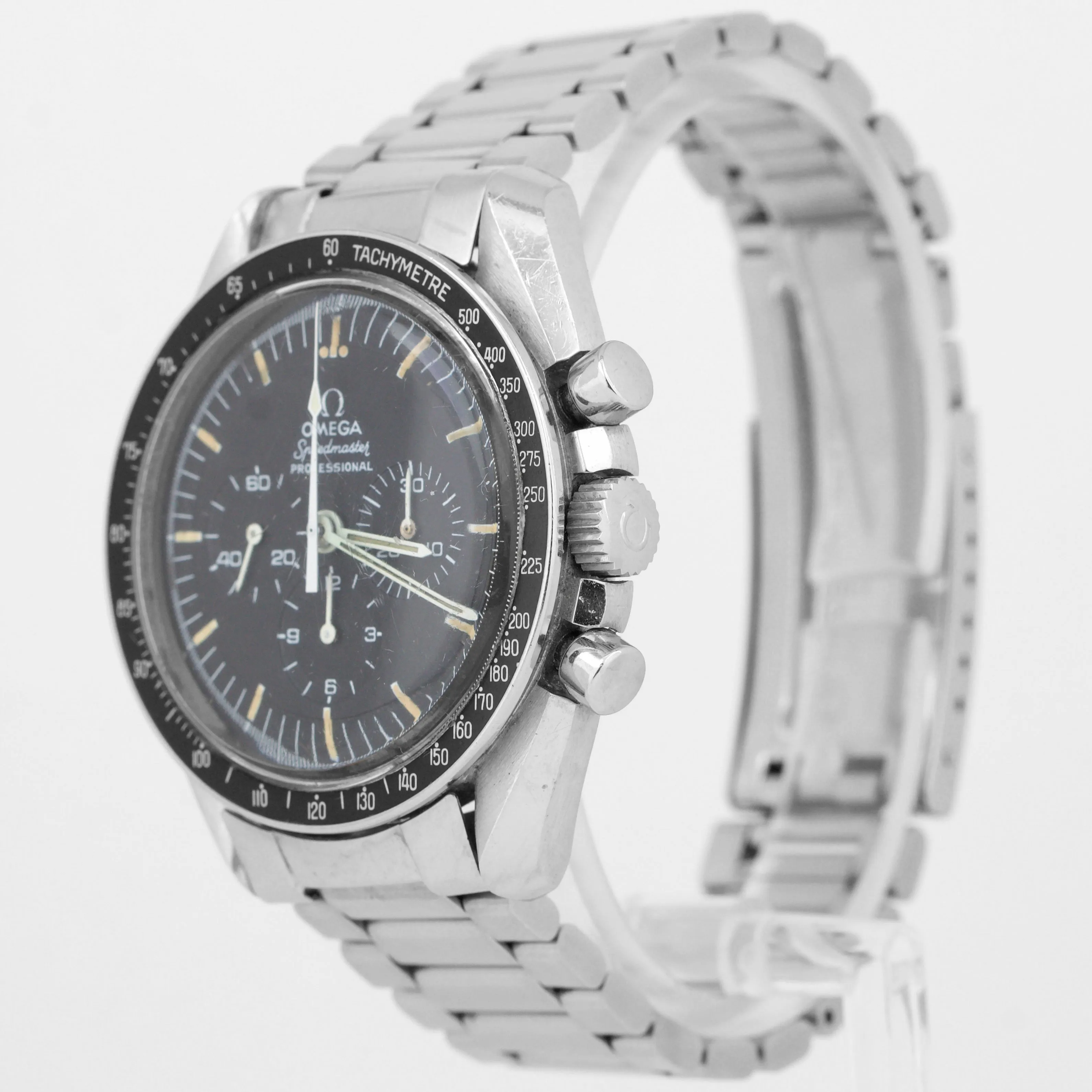 Omega Speedmaster Professional STRAIGHT WRITING 42mm Steel Moon Watch 145.022