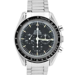 Omega Speedmaster Professional STRAIGHT WRITING 42mm Steel Moon Watch 145.022