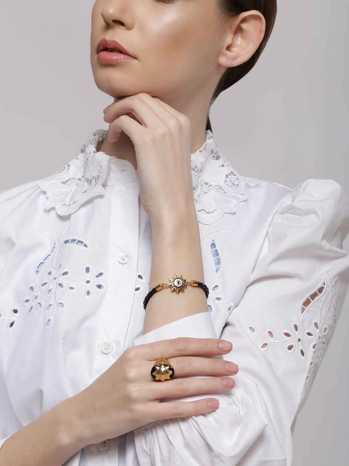 Outhouse   -   Eye Promise Eye Promise Trinity Suede Bracelet