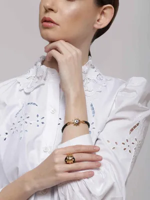 Outhouse   -   Eye Promise Eye Promise Trinity Suede Bracelet