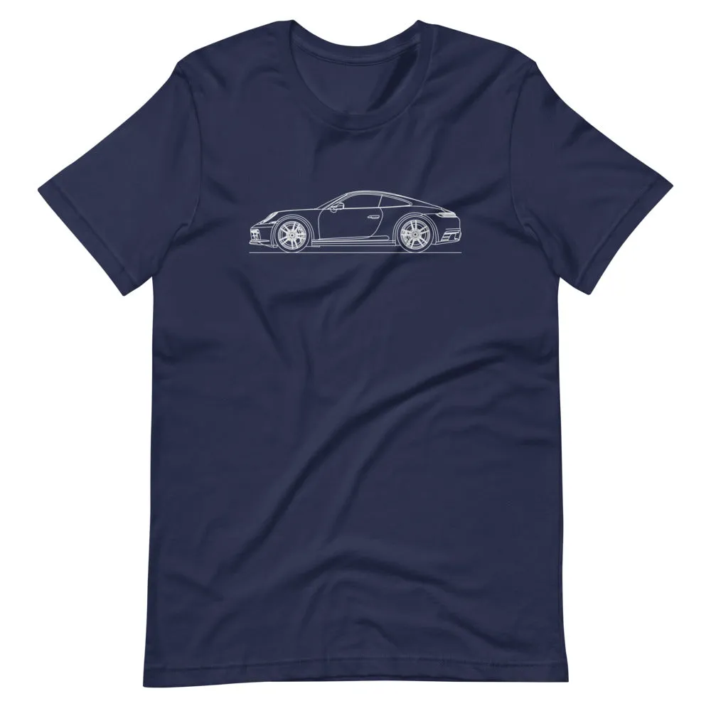Porsche 911 992 Carrera GTS silhouette T-shirt