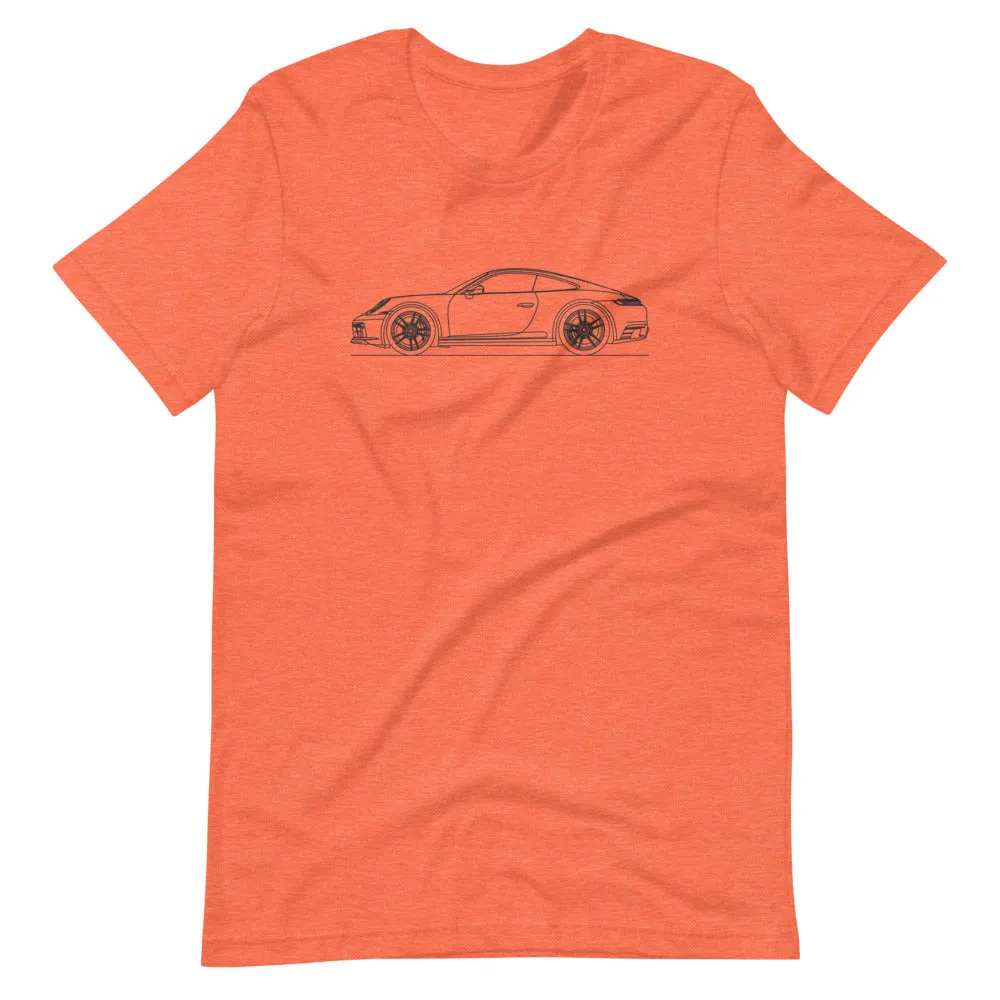 Porsche 911 992 Carrera GTS silhouette T-shirt