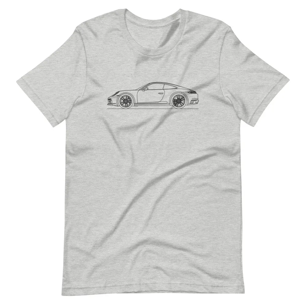 Porsche 911 992 Carrera GTS silhouette T-shirt