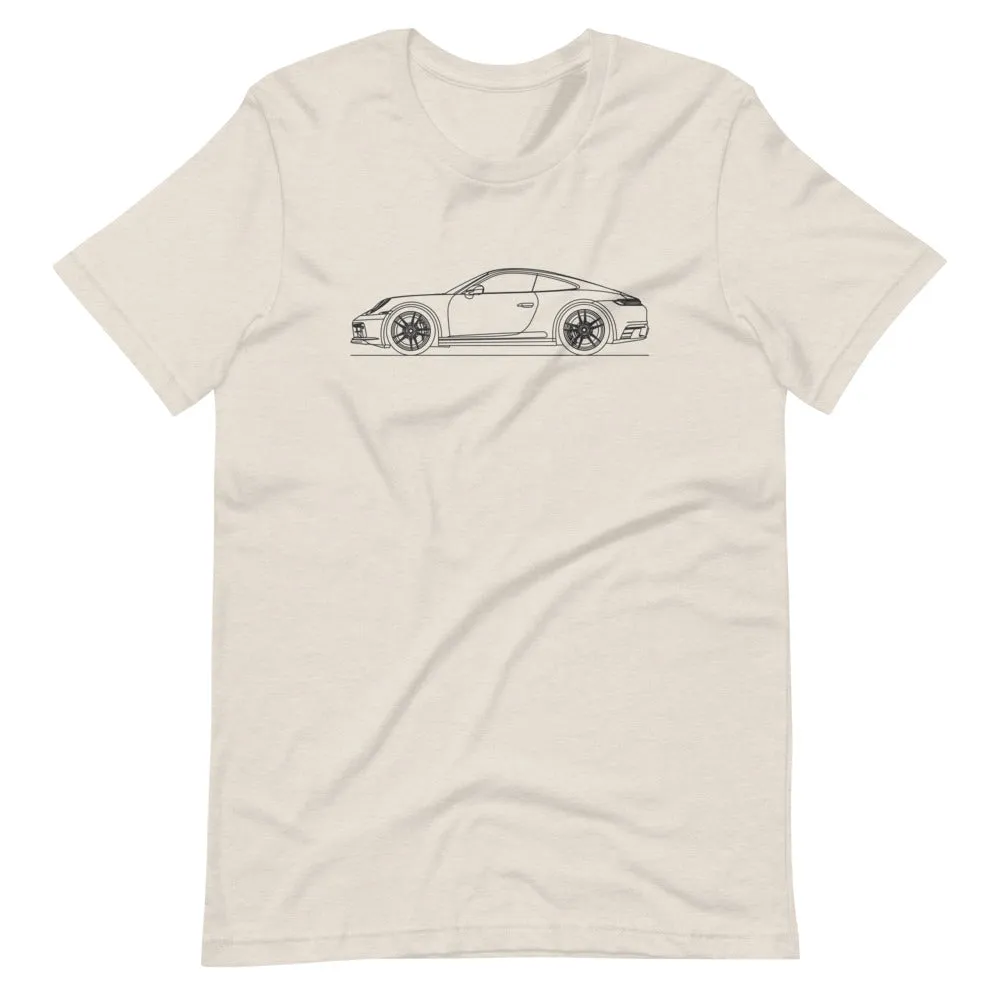 Porsche 911 992 Carrera GTS silhouette T-shirt