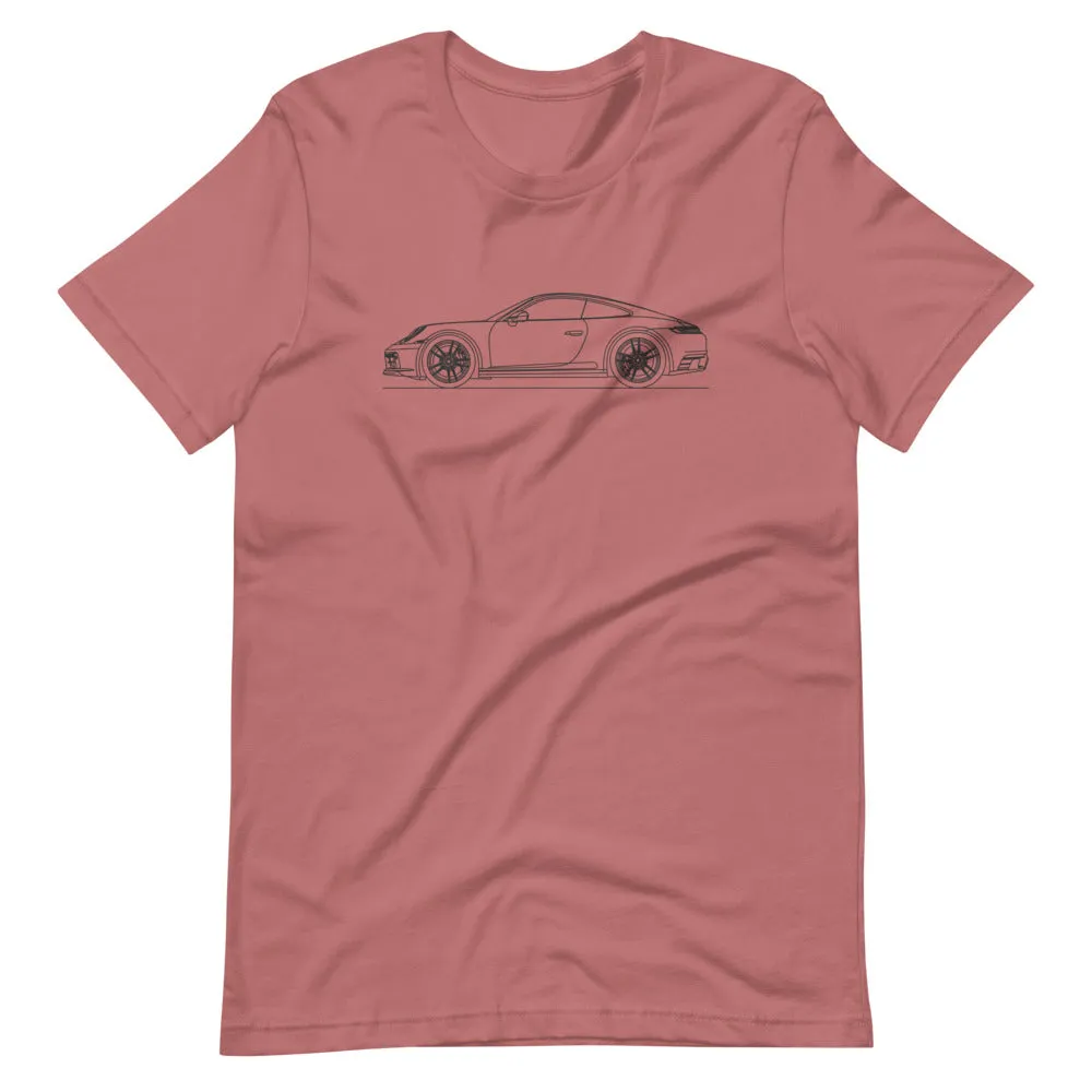 Porsche 911 992 Carrera GTS silhouette T-shirt