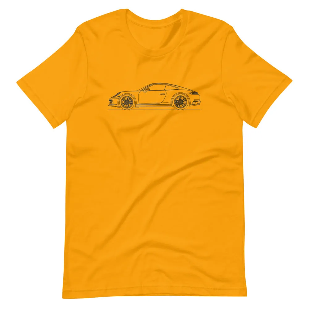 Porsche 911 992 Carrera GTS silhouette T-shirt