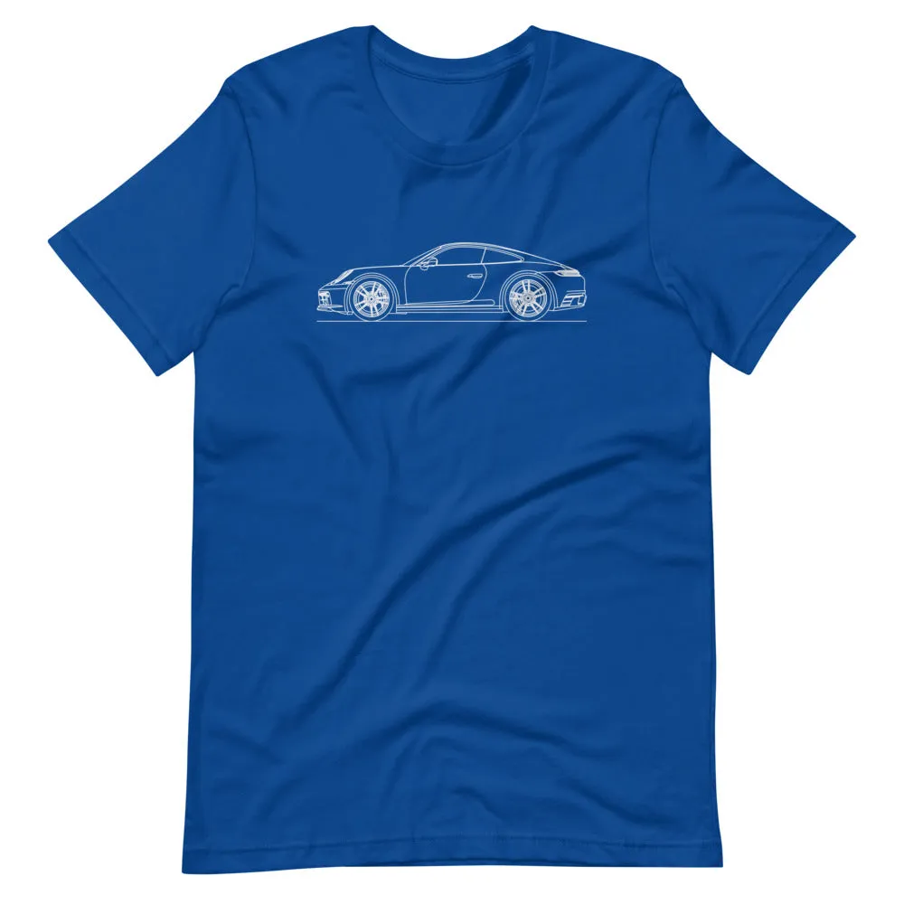 Porsche 911 992 Carrera GTS silhouette T-shirt