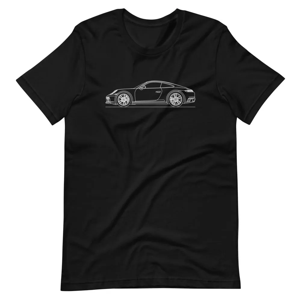 Porsche 911 992 Carrera GTS silhouette T-shirt