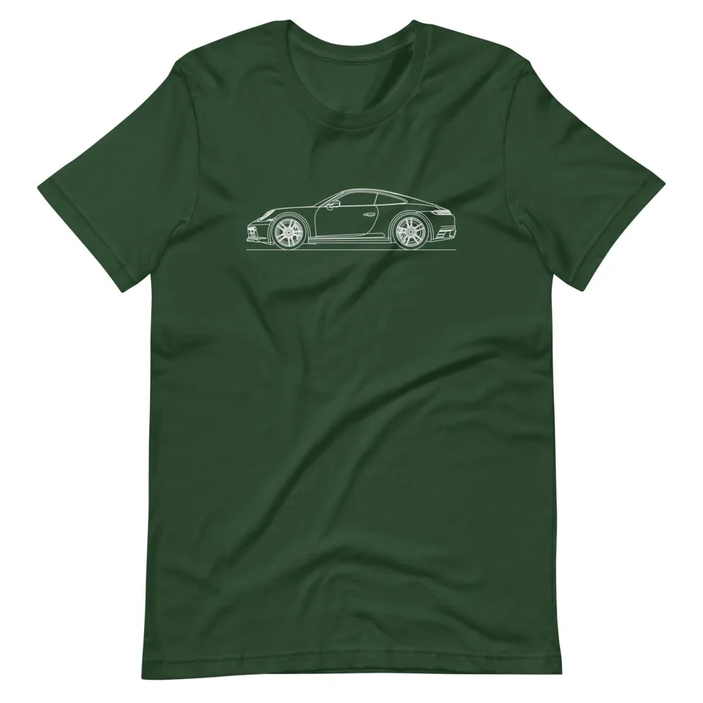 Porsche 911 992 Carrera GTS silhouette T-shirt