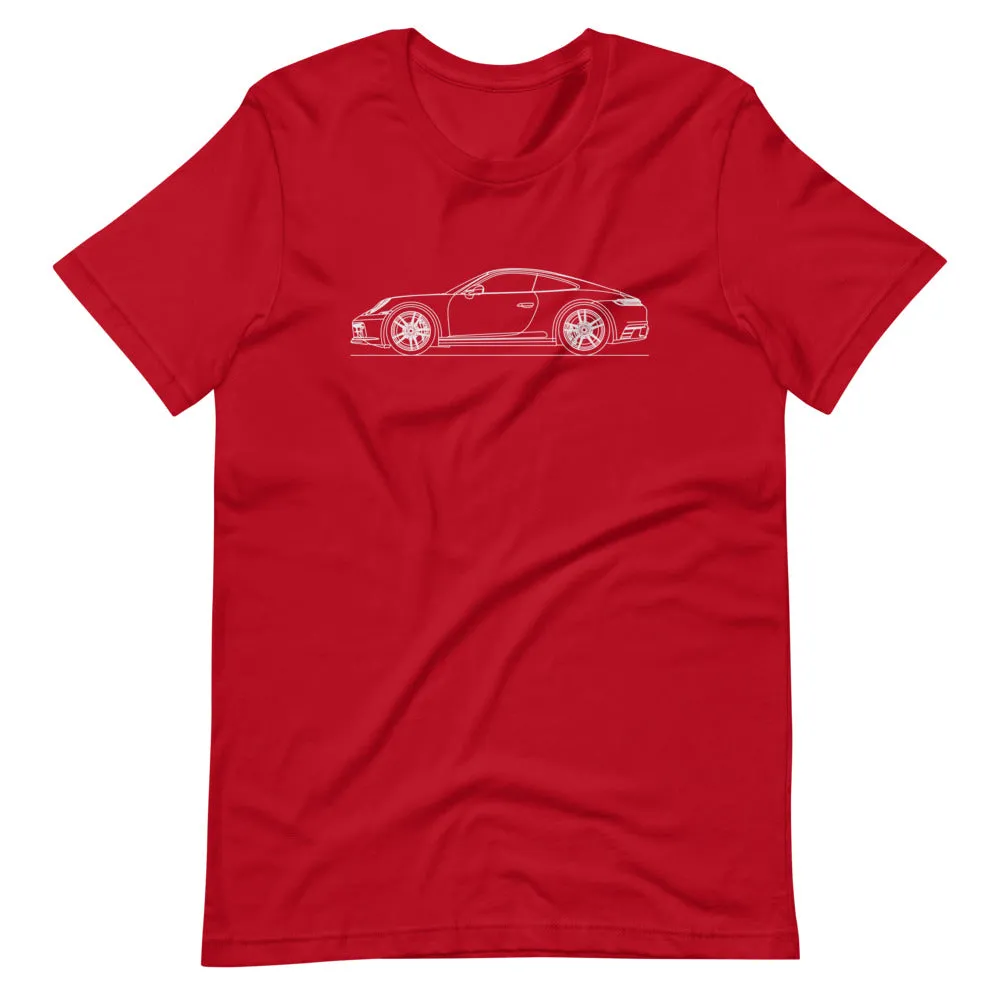 Porsche 911 992 Carrera GTS silhouette T-shirt