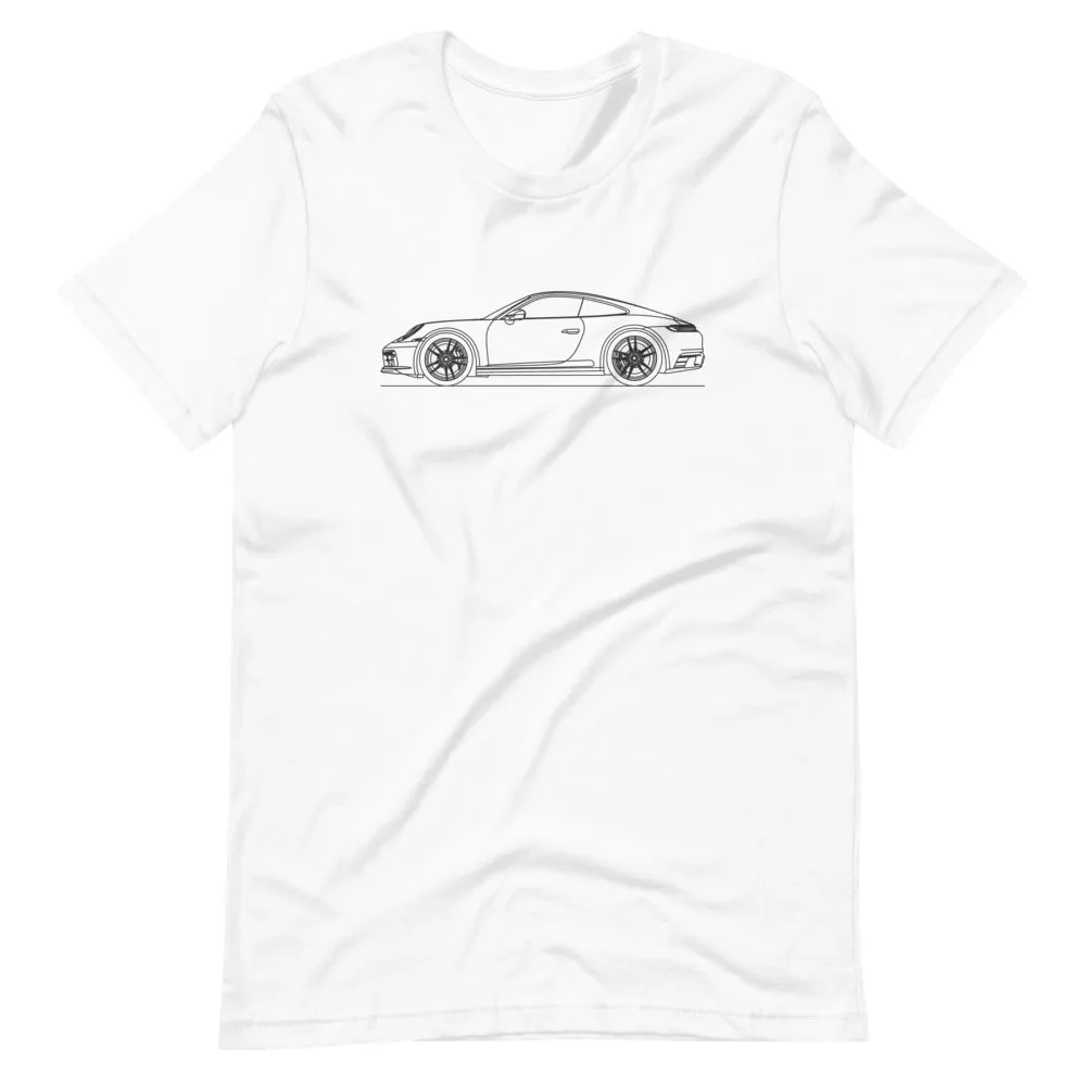 Porsche 911 992 Carrera GTS silhouette T-shirt