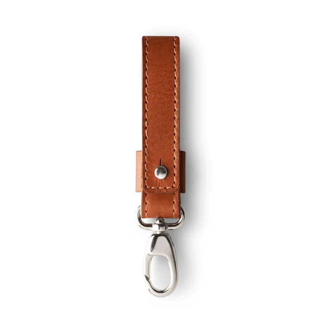 Premium Leather Loop Key Ring