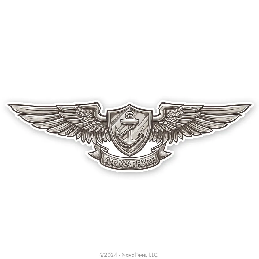 "Aviation Warfare" Vinyl Sticker | 3.75 x 12 in