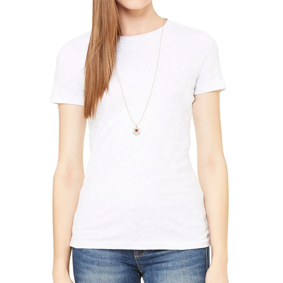 "I Love Someone with Down Syndrome" Single Loop Necklace