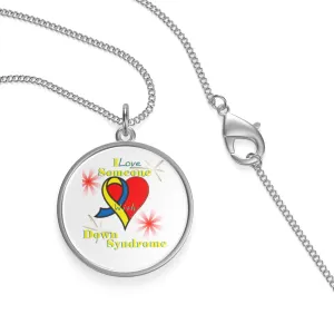 "I Love Someone with Down Syndrome" Single Loop Necklace
