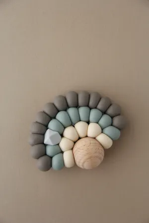 Rainbow Teether - Winter Grey