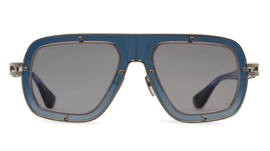 RAKETO-Antique Silver / Blue Swirl / Dark Grey Gradient