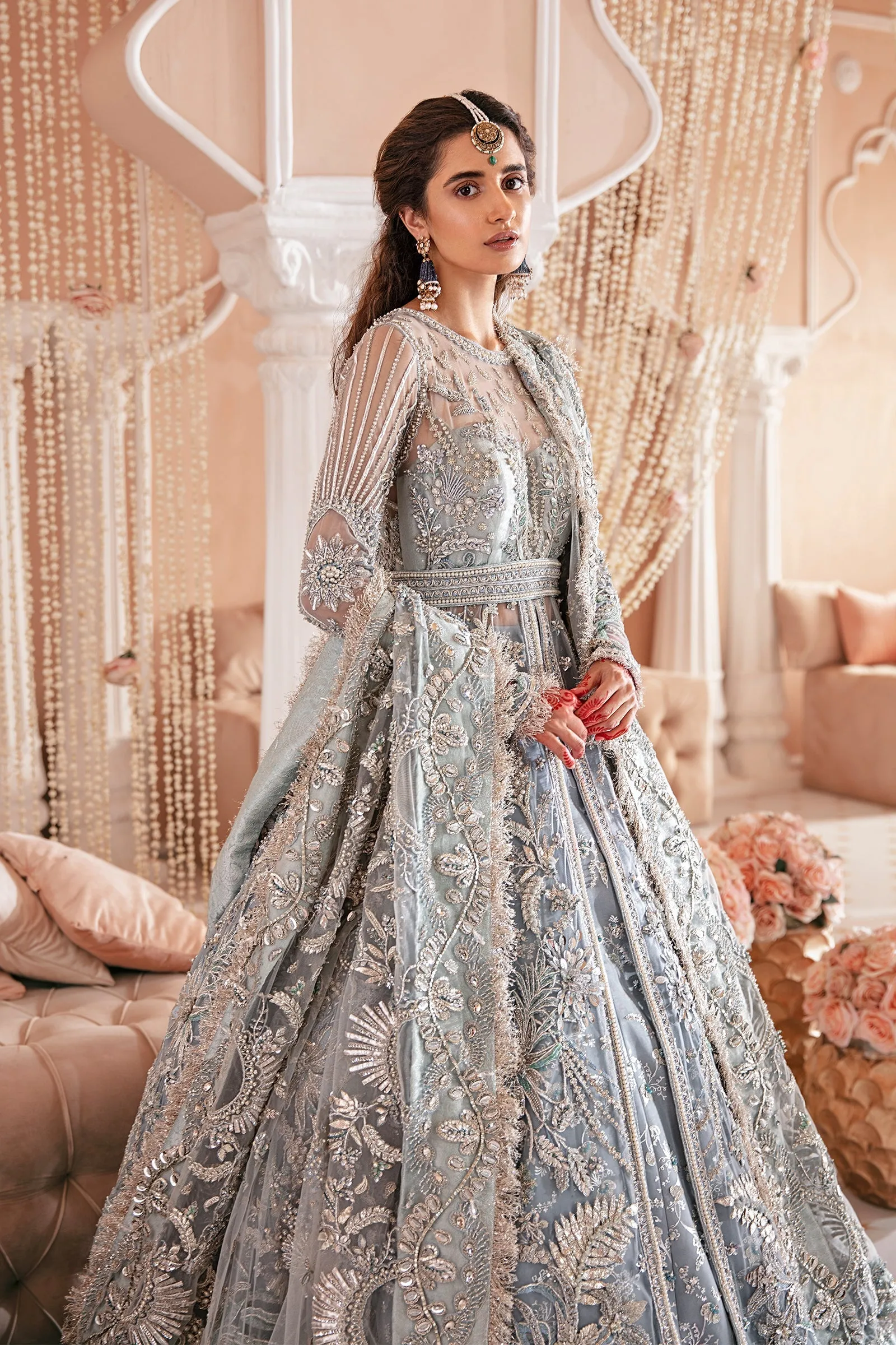 Ramadi (ZB-19) | Zaha Bridal Nikkah Luxury RTW Collection | Stitched Embellished Suits