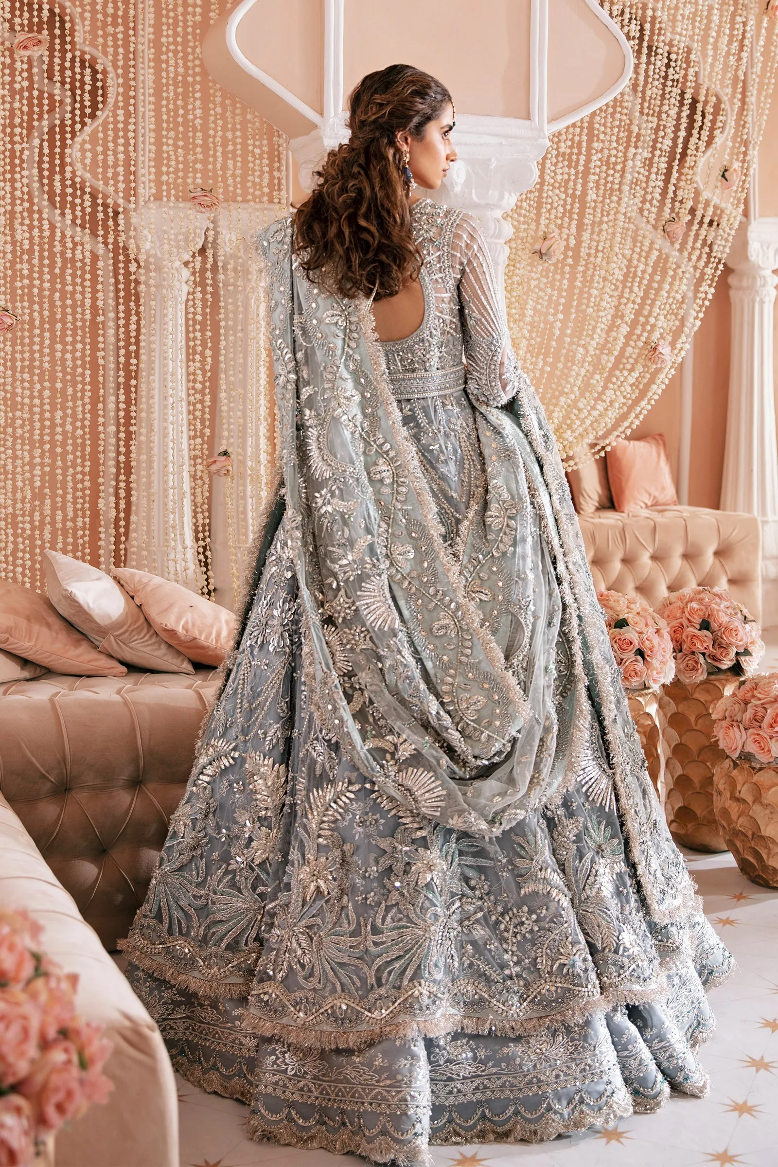 Ramadi (ZB-19) | Zaha Bridal Nikkah Luxury RTW Collection | Stitched Embellished Suits