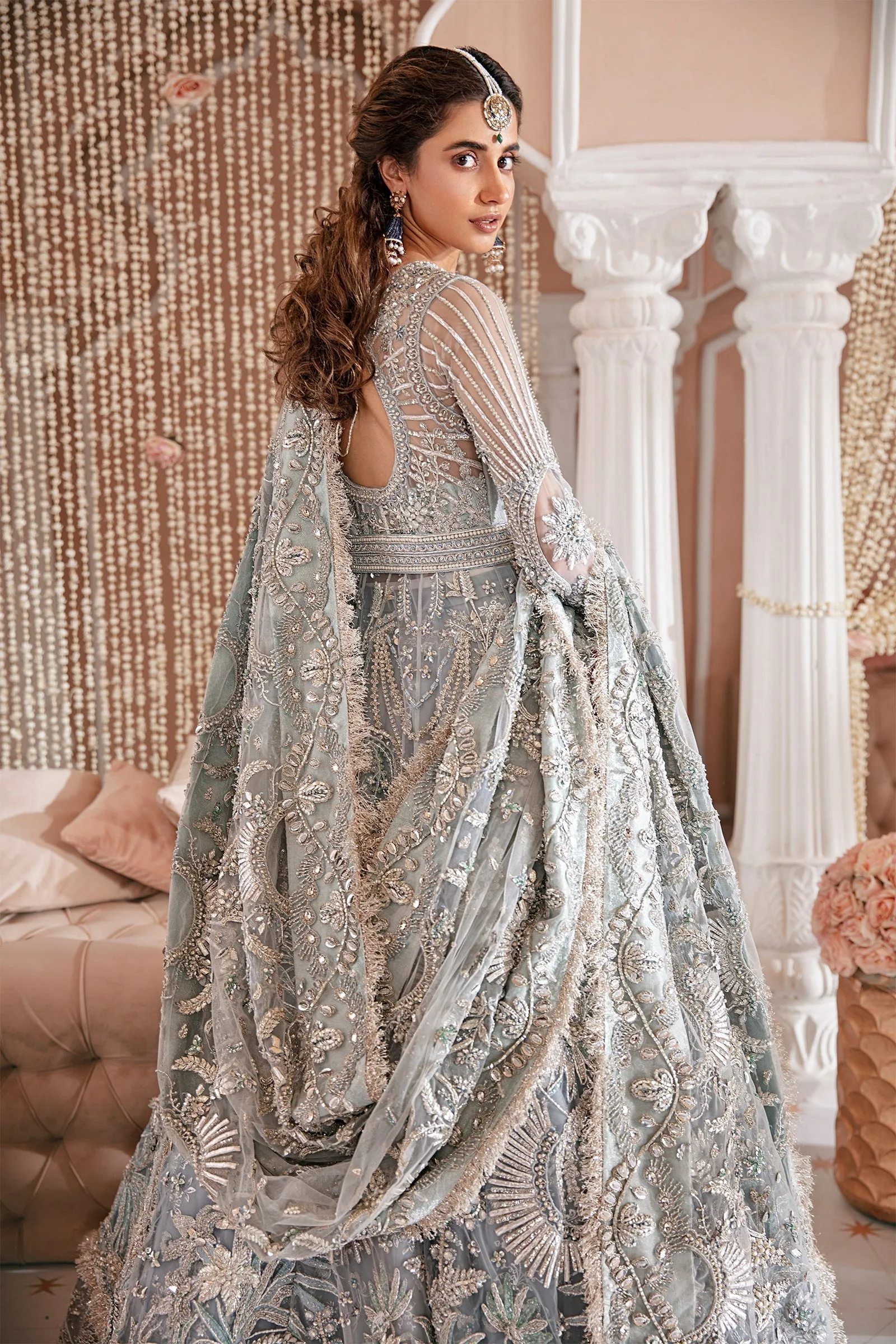 Ramadi (ZB-19) | Zaha Bridal Nikkah Luxury RTW Collection | Stitched Embellished Suits