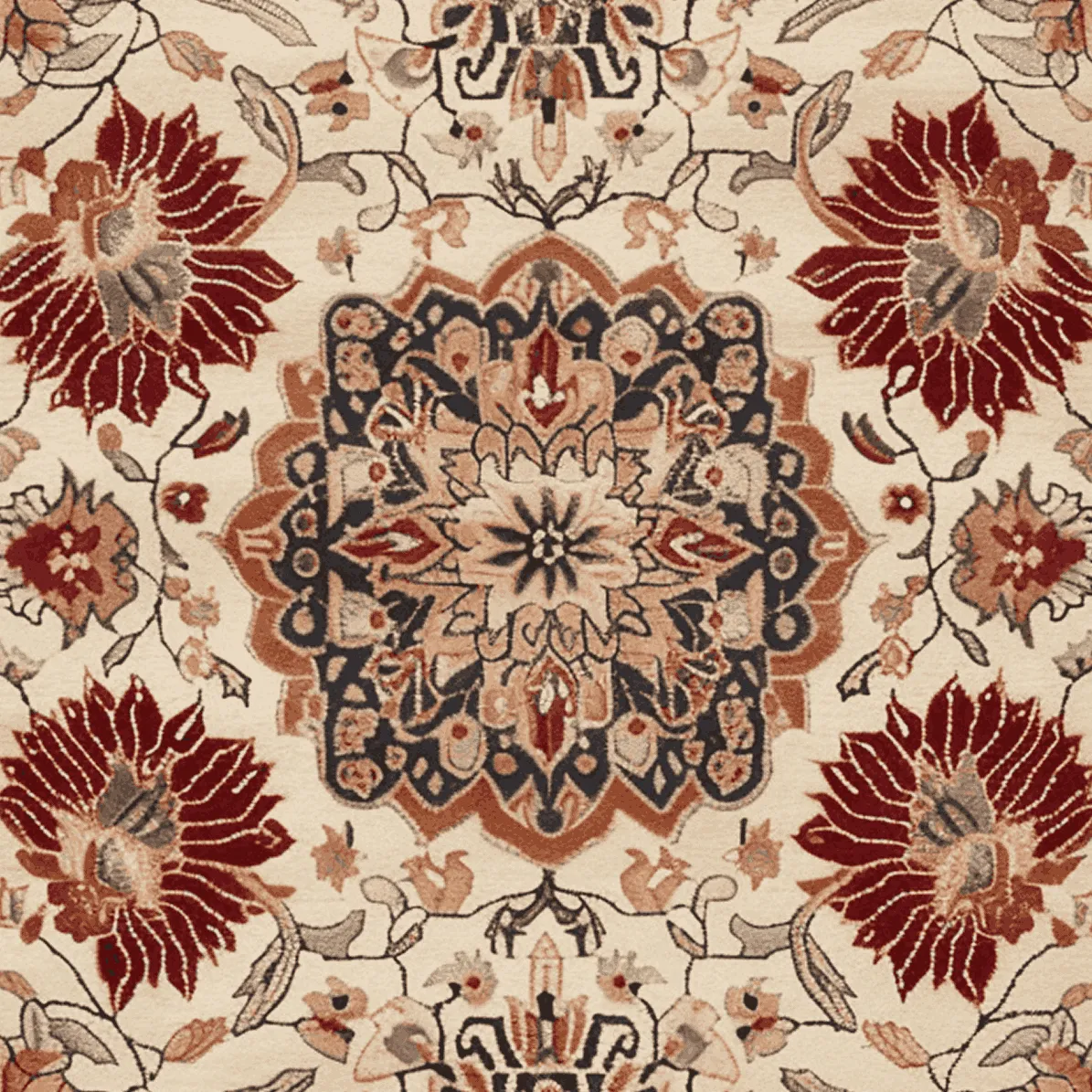 Regal Petal Hand-Tufted Rug