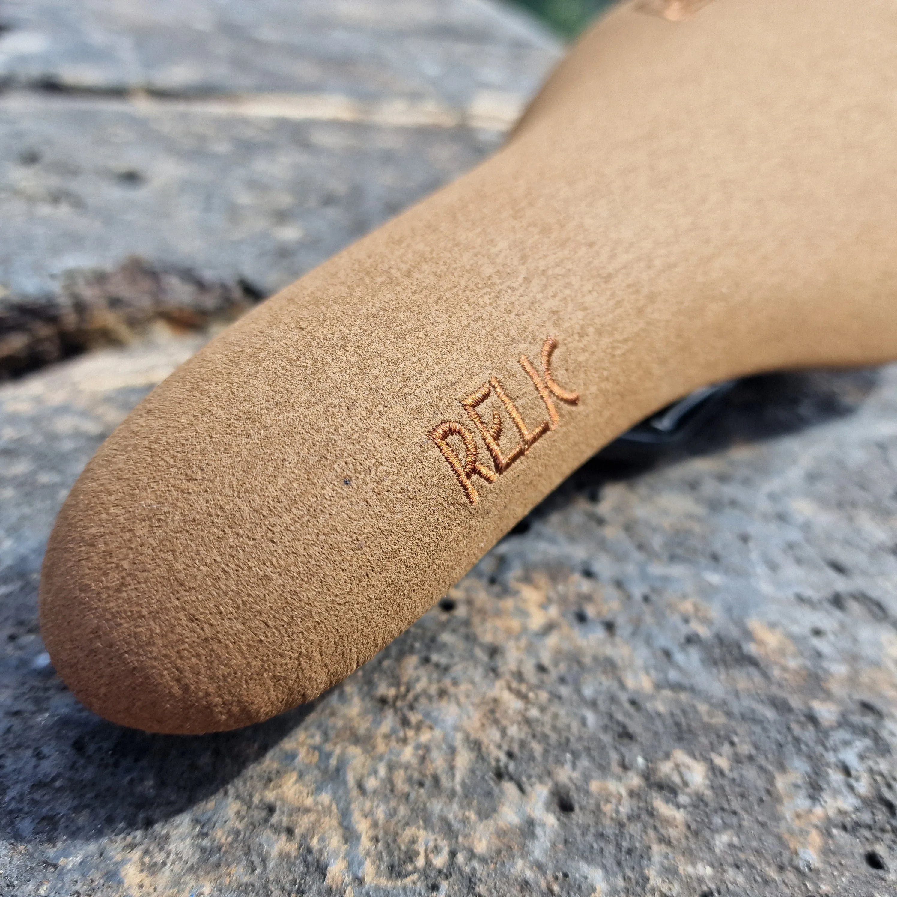 Relic Choice Slim Railed Microfibre Seat with Embroidered Logo
