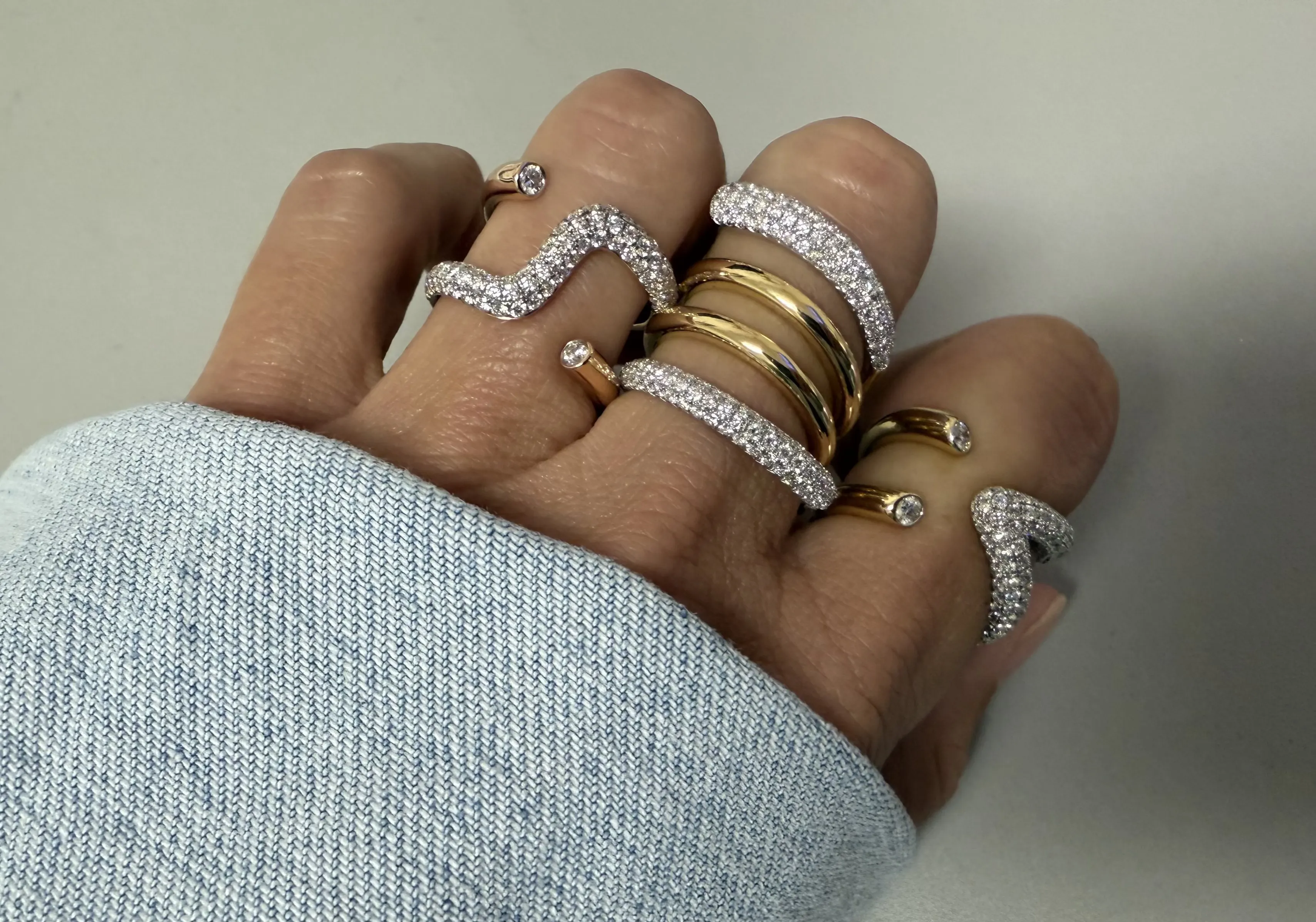 Ring Exotic Rose Gold & Diamonds