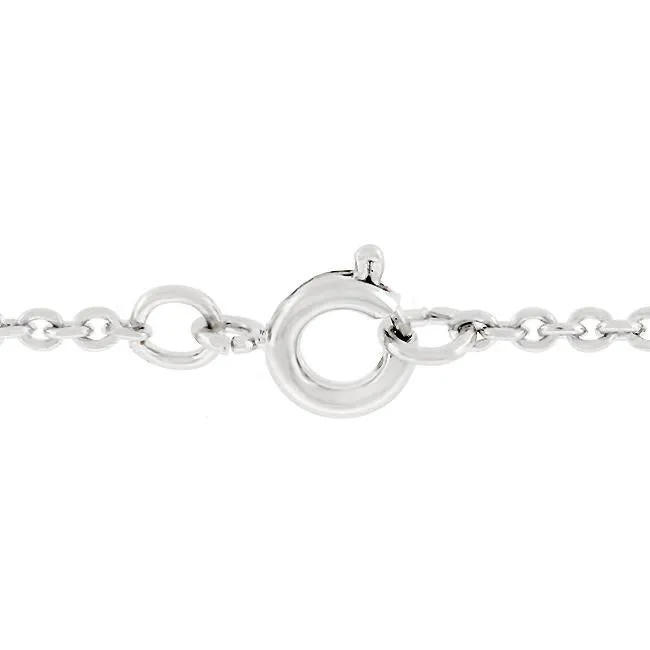 Riva Cubic Zirconia Cross Pendant | Sterling Silver