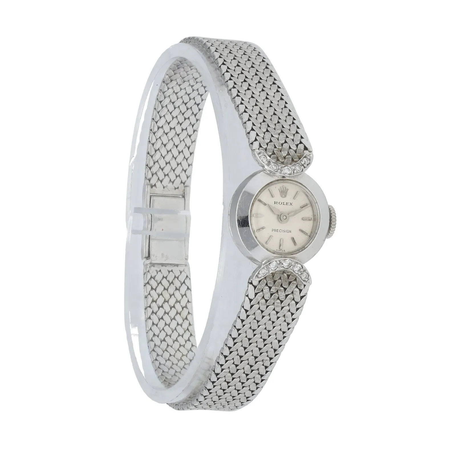Rolex vintage 14K White Gold woman's watch