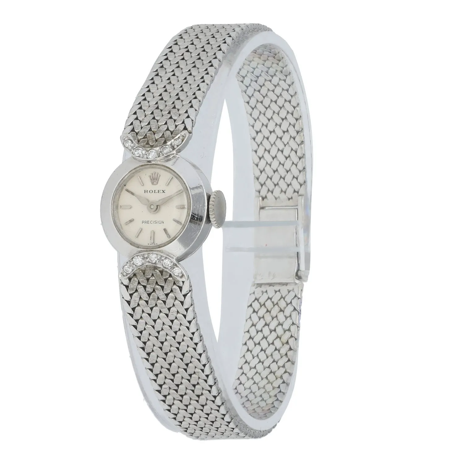 Rolex vintage 14K White Gold woman's watch