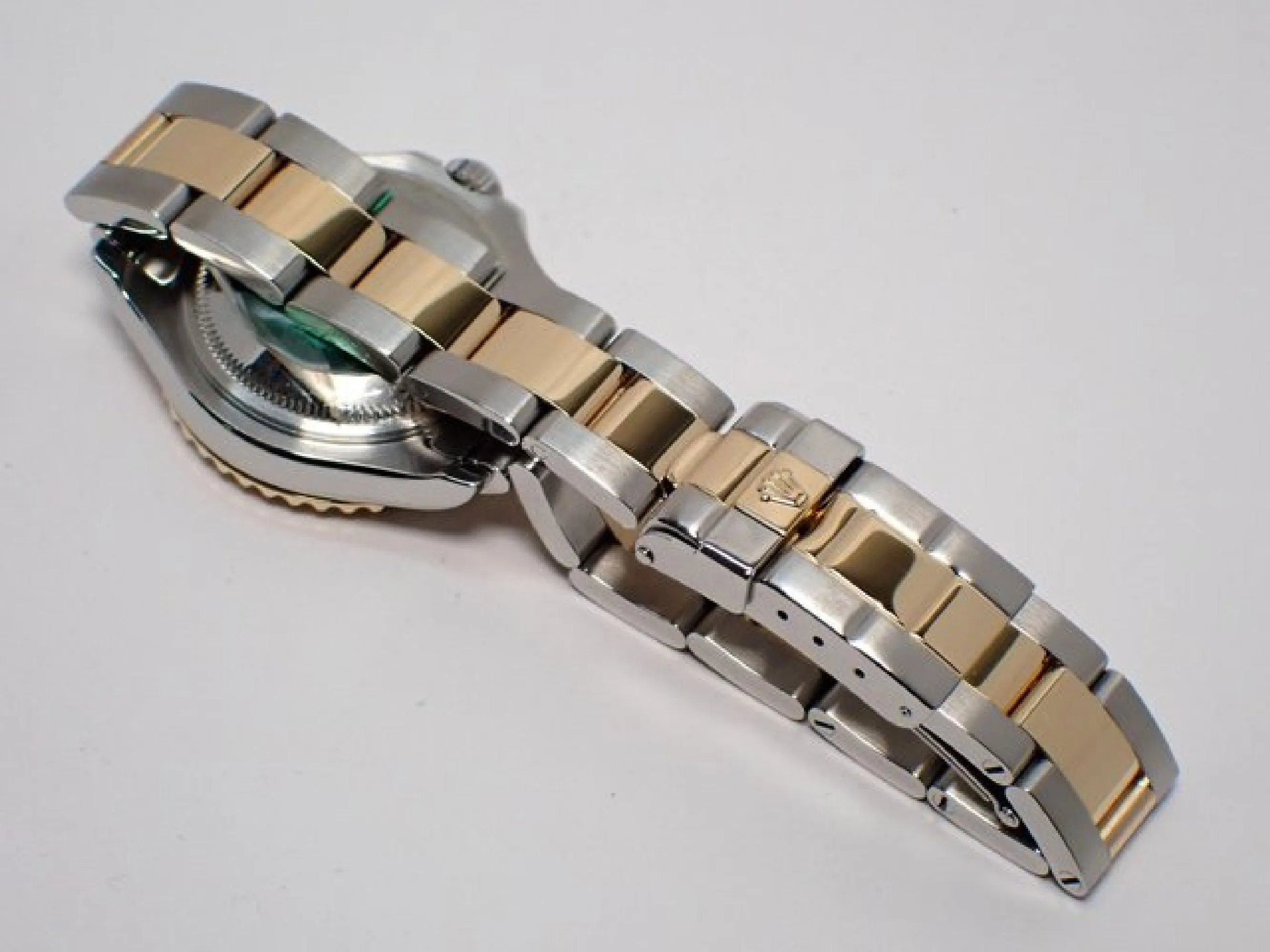 ROLEX YACHT-MASTER 29 MM white 169623 D series 18KYG combination '05 Mens 184059816