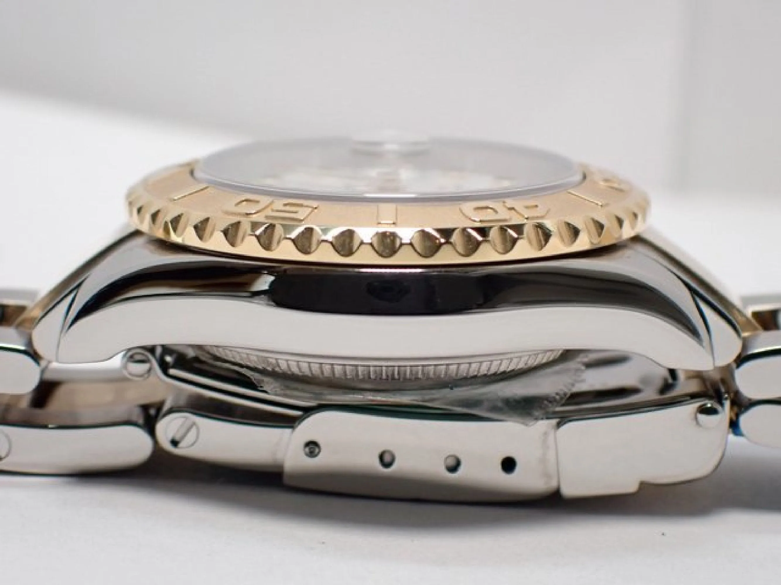 ROLEX YACHT-MASTER 29 MM white 169623 D series 18KYG combination '05 Mens 184059816