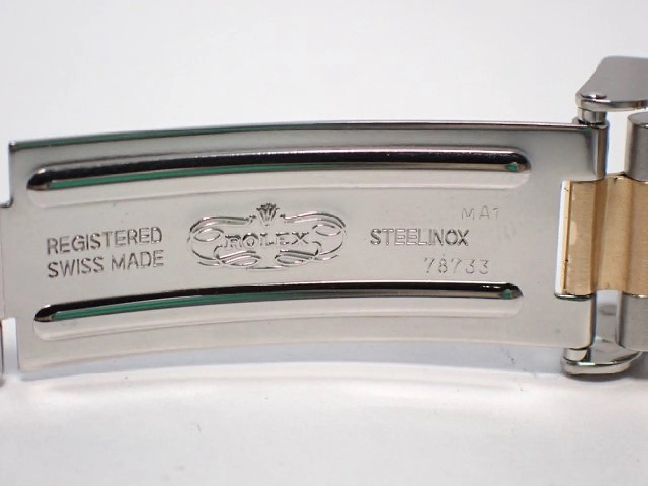 ROLEX YACHT-MASTER 29 MM white 169623 D series 18KYG combination '05 Mens 184059816