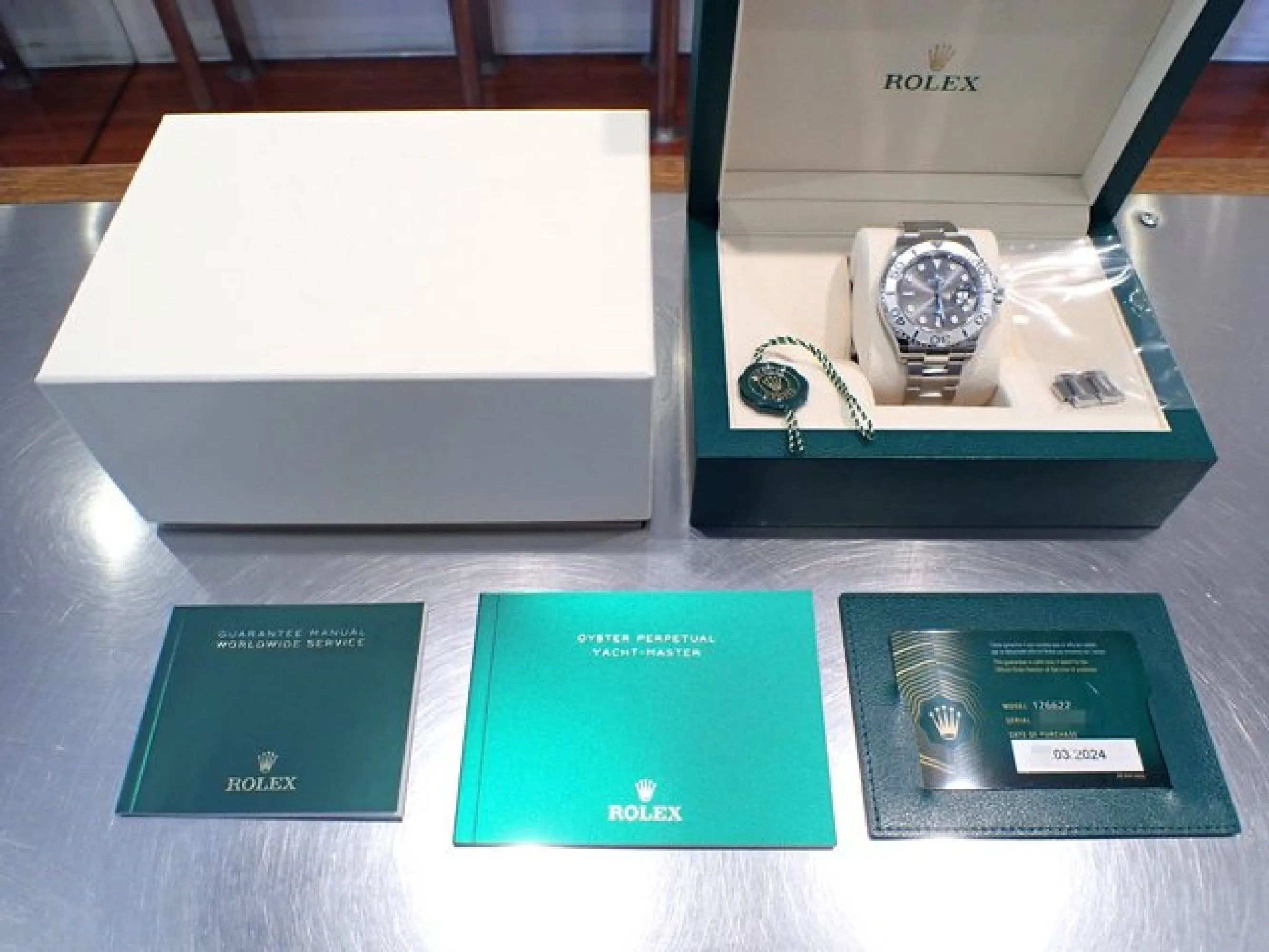 ROLEX YACHT-MASTER 40 dark rhodium 126622 '24 purchased Mens 182591044