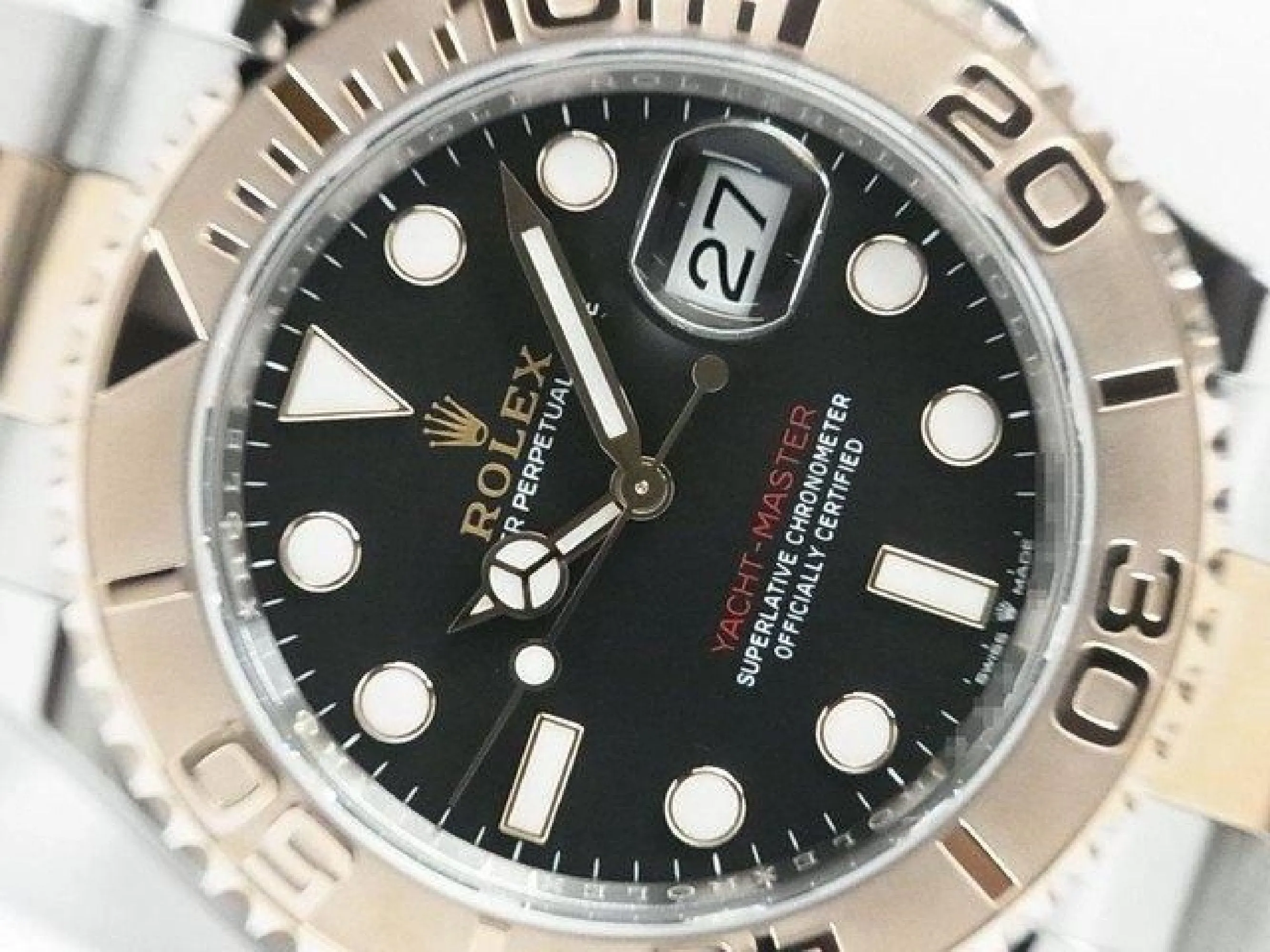 ROLEX YACHT-MASTER 40 SS x Everose Gold combination black Dial 126621 '24 purchased Mens 182621363